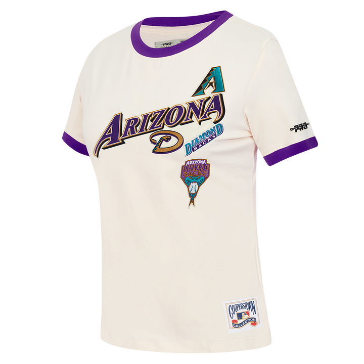 Arizona Diamondbacks Women's Pro Standard Cascade Ringer Tee