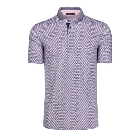 Greyson Mens Packline Purple Polo