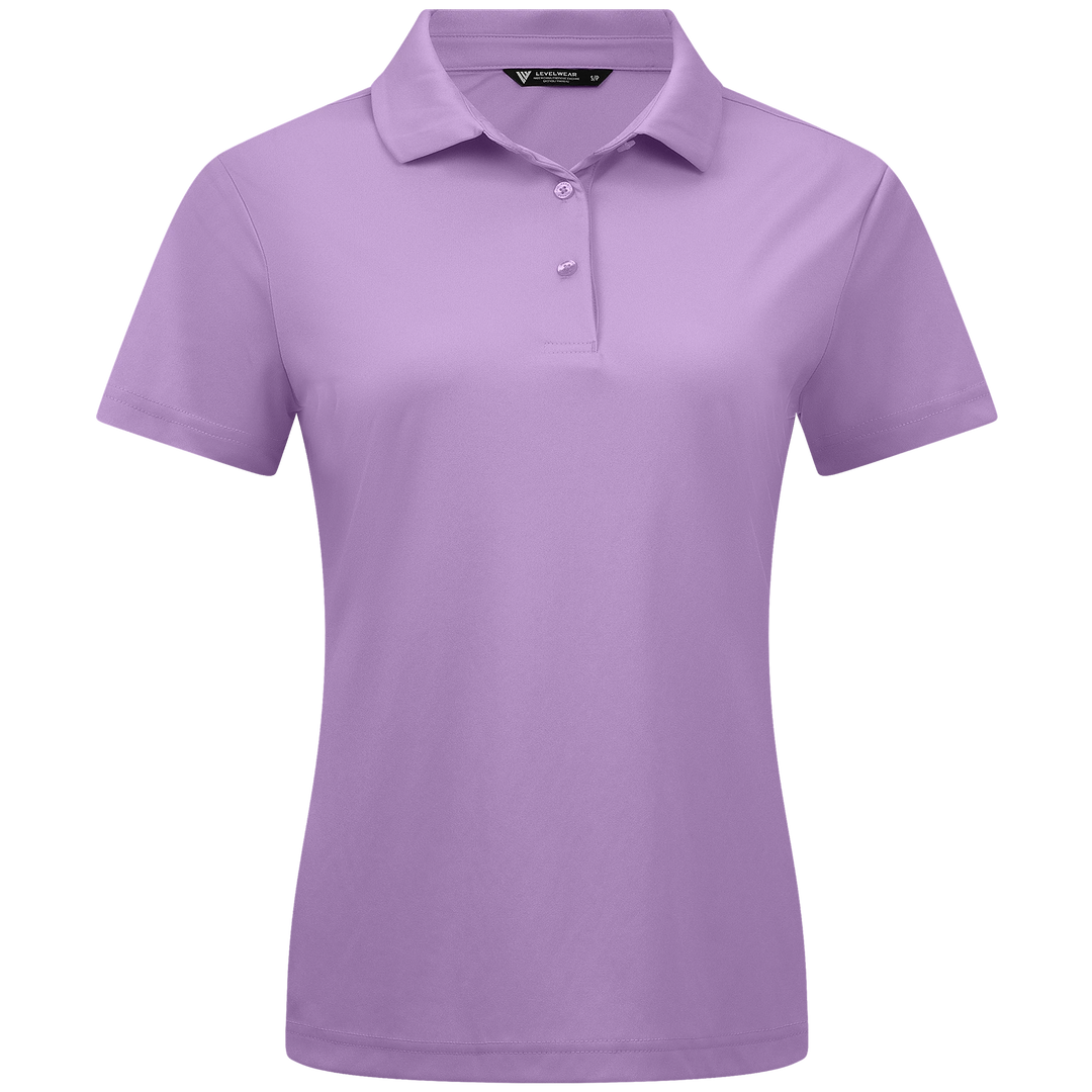 Levelwear Womens Daylight Purple Polo