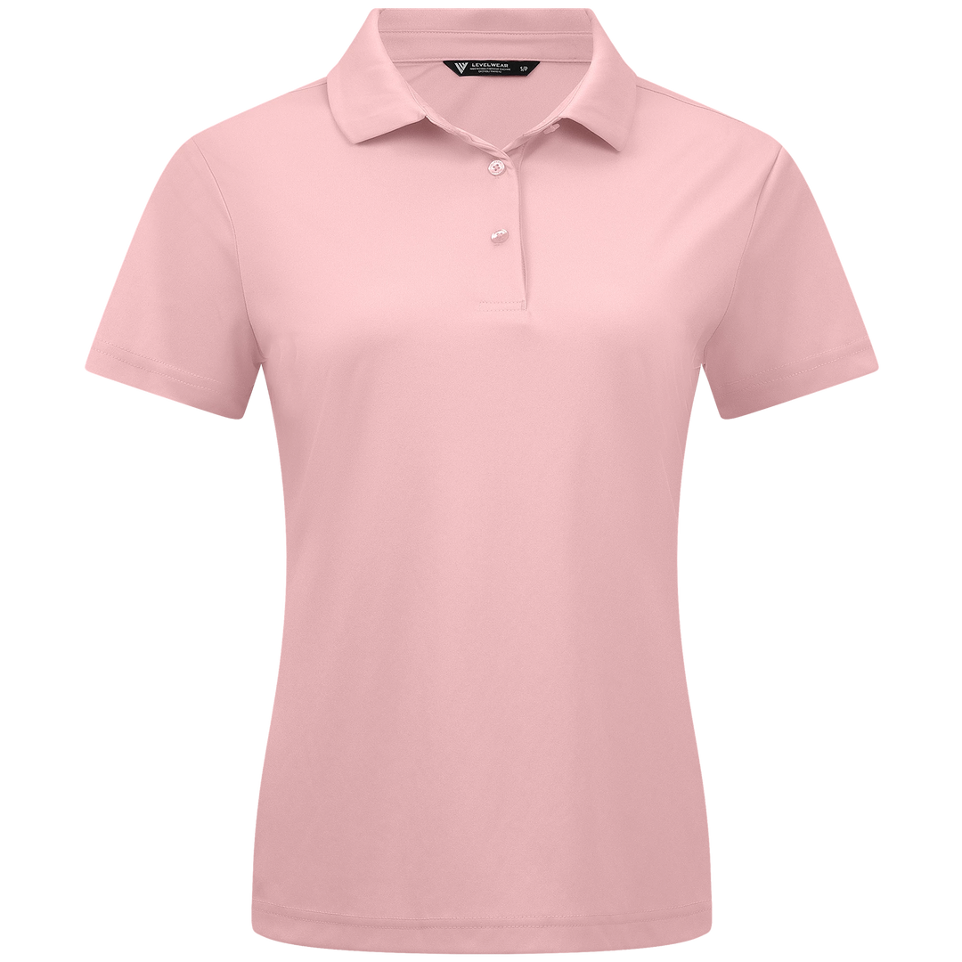 Levelwear Womens Daylight Pink Polo