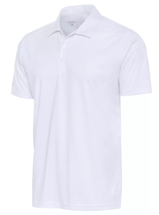 Antigua Mens Tribute White Polo