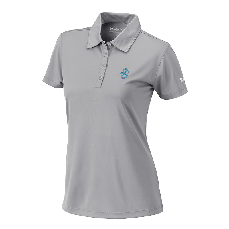 Columbia Womens City Connect Grey Birdie Polo