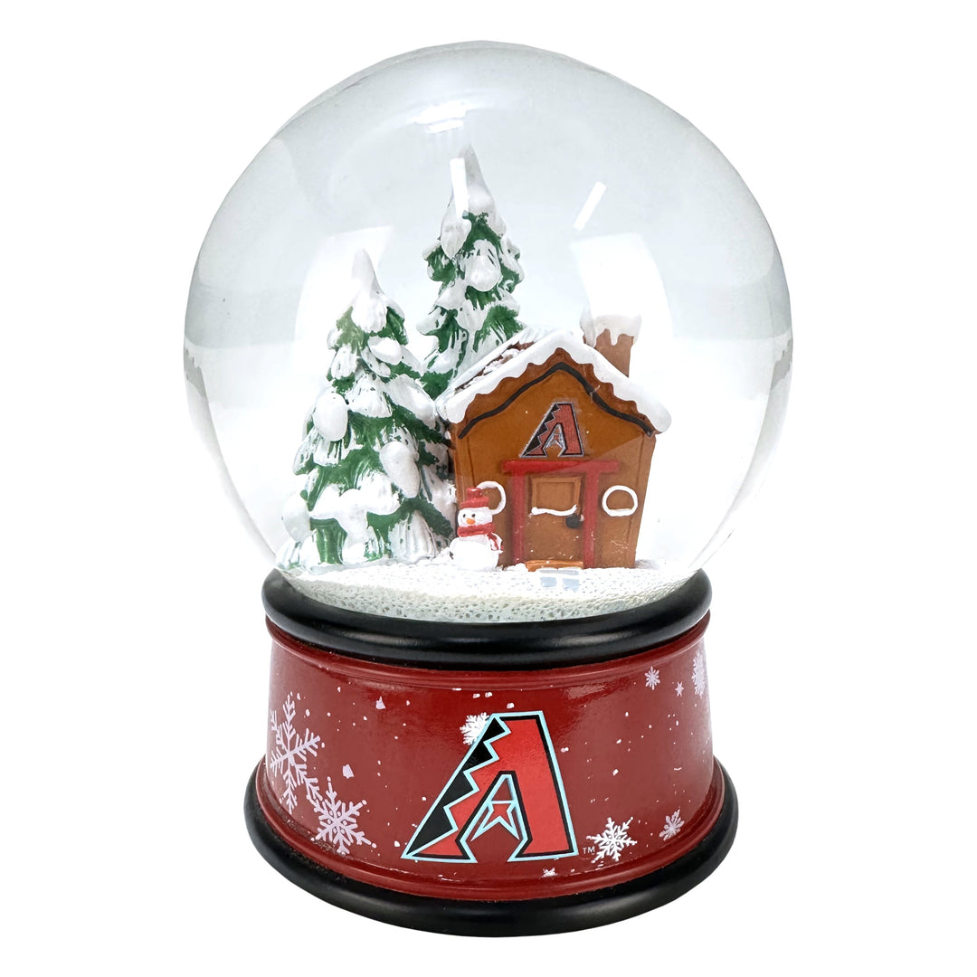 Arizona Diamondbacks 2024 Gingerbread House Snow Globe