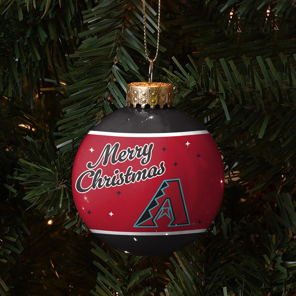 Arizona Diamondbacks 2024 Glass Ball A Logo Ornament - RED