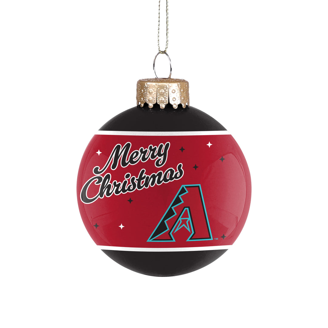 Arizona Diamondbacks 2024 Glass Ball A Logo Ornament - RED