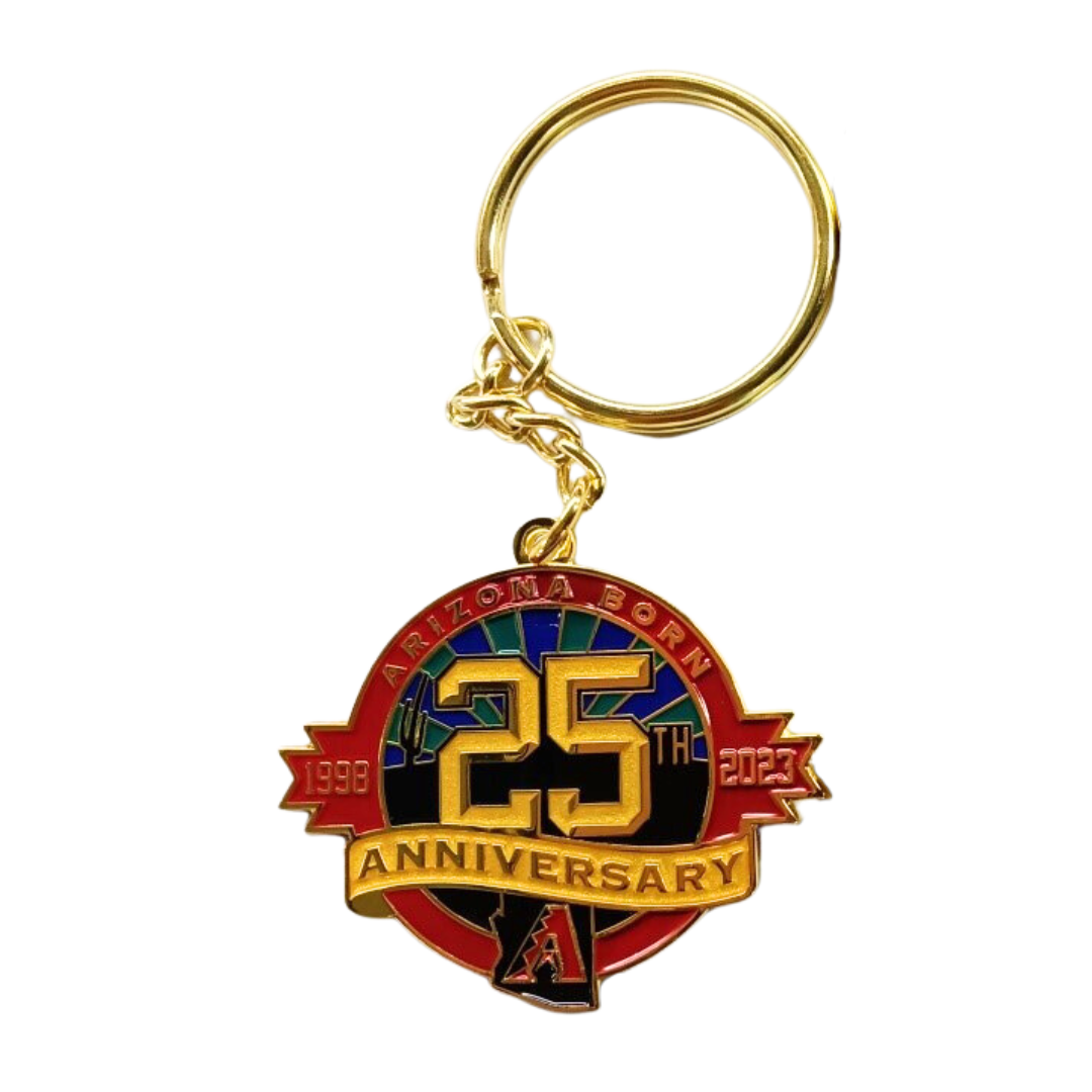 Arizona Diamondbacks 25th Anniversary Keychain - Keychain