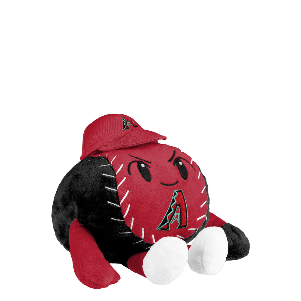 Arizona Diamondbacks Baseball Face Plush - Red - Plush