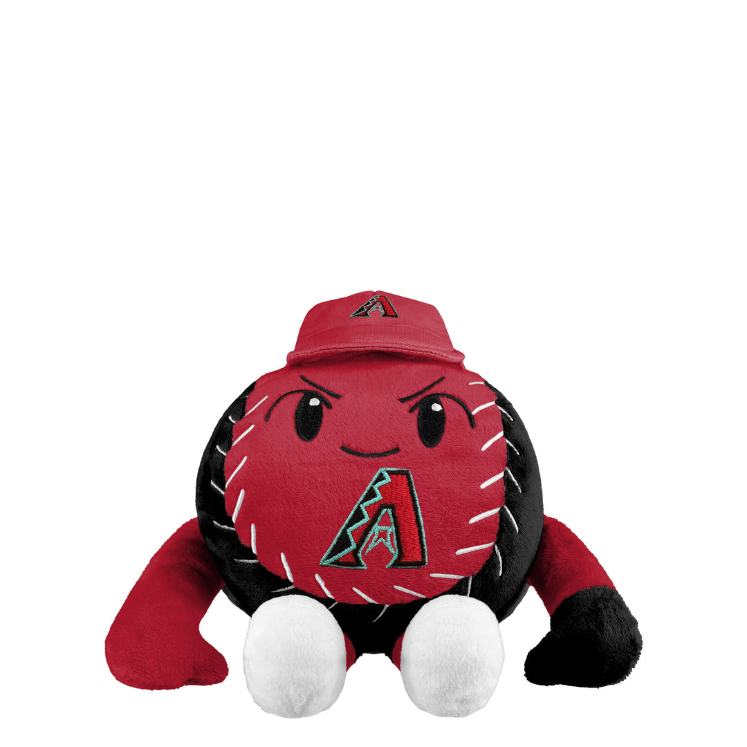 Arizona Diamondbacks Baseball Face Plush - Red - Plush