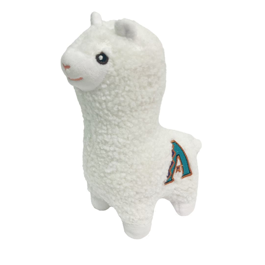 Arizona Diamondbacks Llama Retro Logo Plush - WHITE - Plush