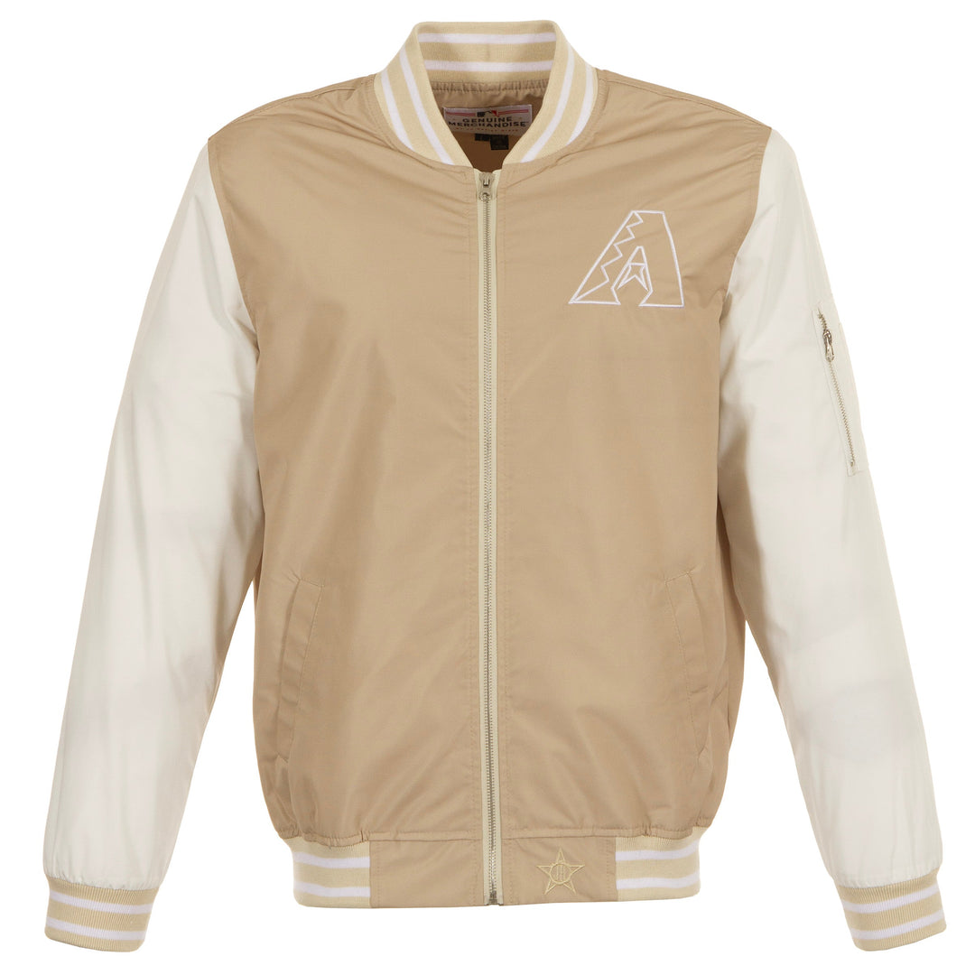 Arizona Diamondbacks Men’s A Logo Bomber Jacket - Outerwear