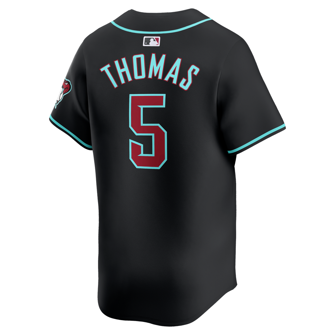 Arizona Diamondbacks Men’s Black Limited Thomas Jersey