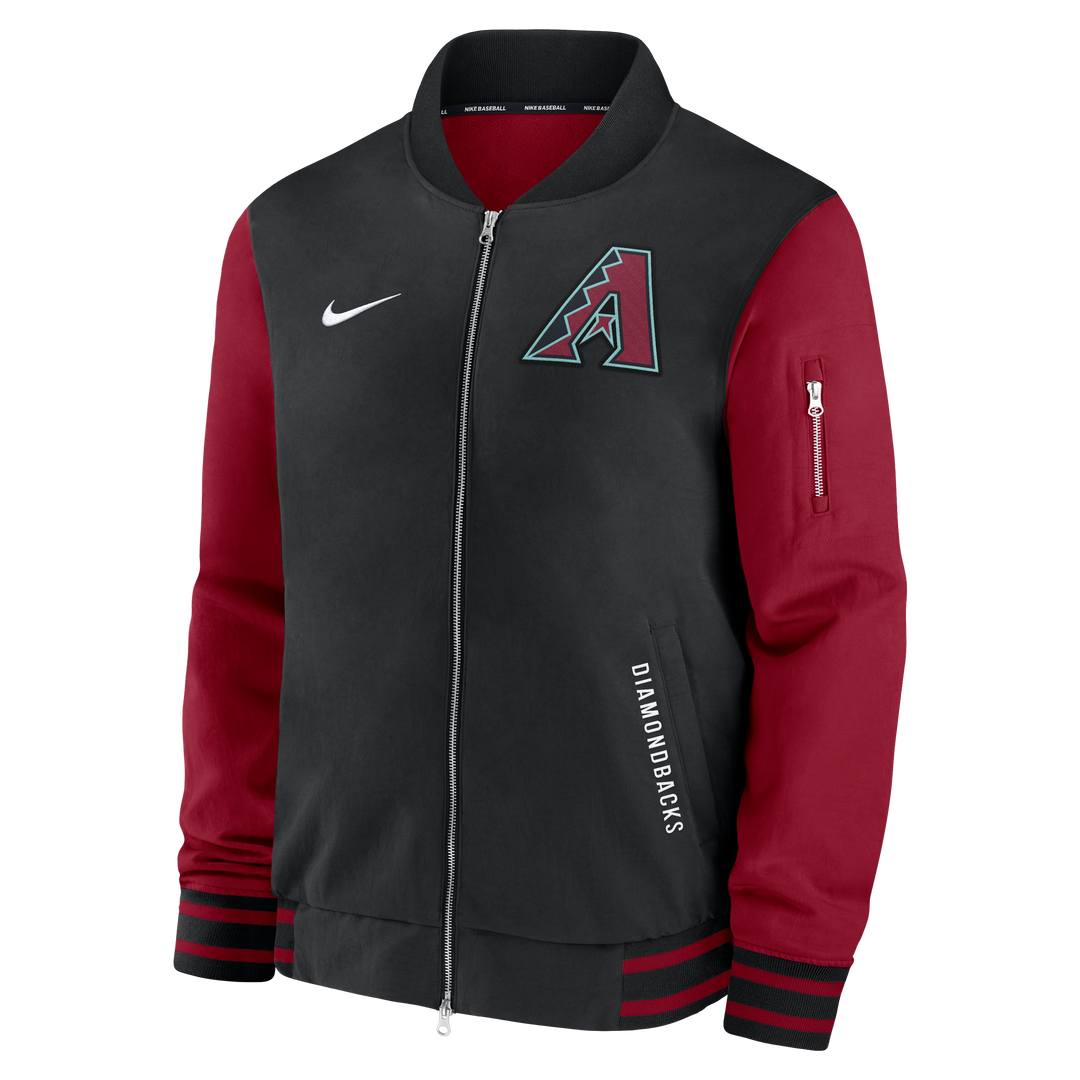 Arizona Diamondbacks Men’s Nike 2025 Dugout Bomber Jacket