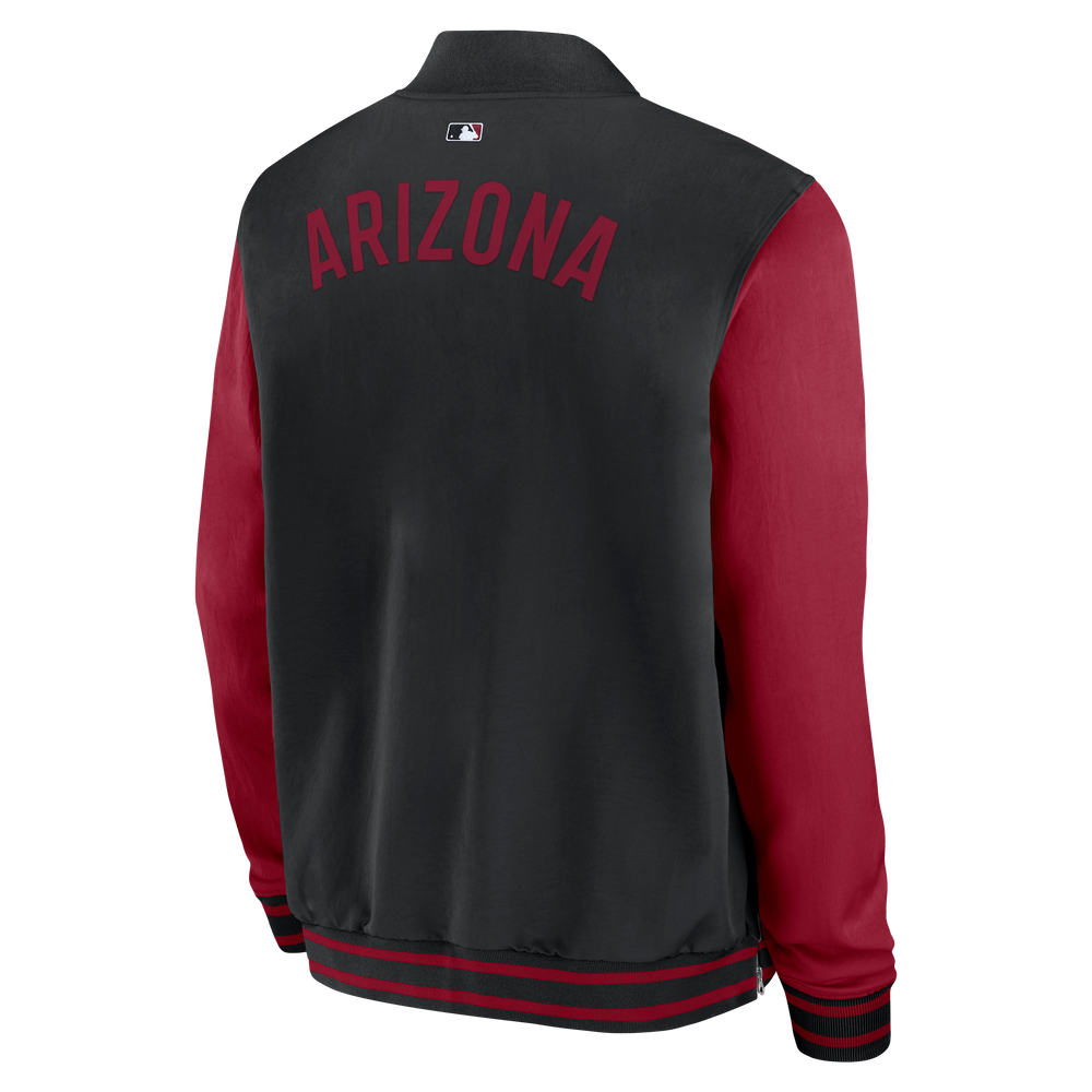 Arizona Diamondbacks Men’s Nike 2025 Dugout Bomber Jacket