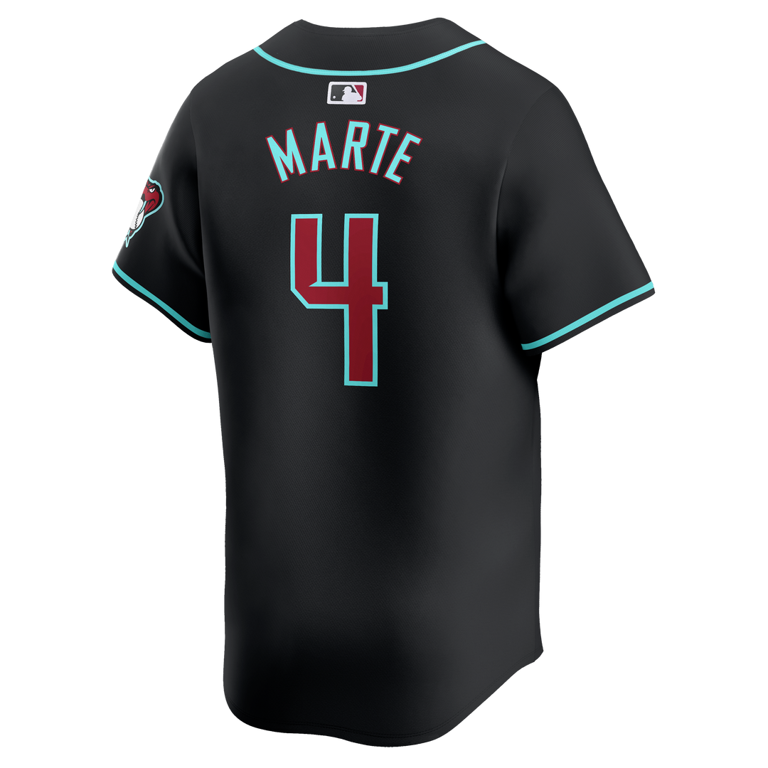 Arizona Diamondbacks Men’s Black Limited Marte Jersey