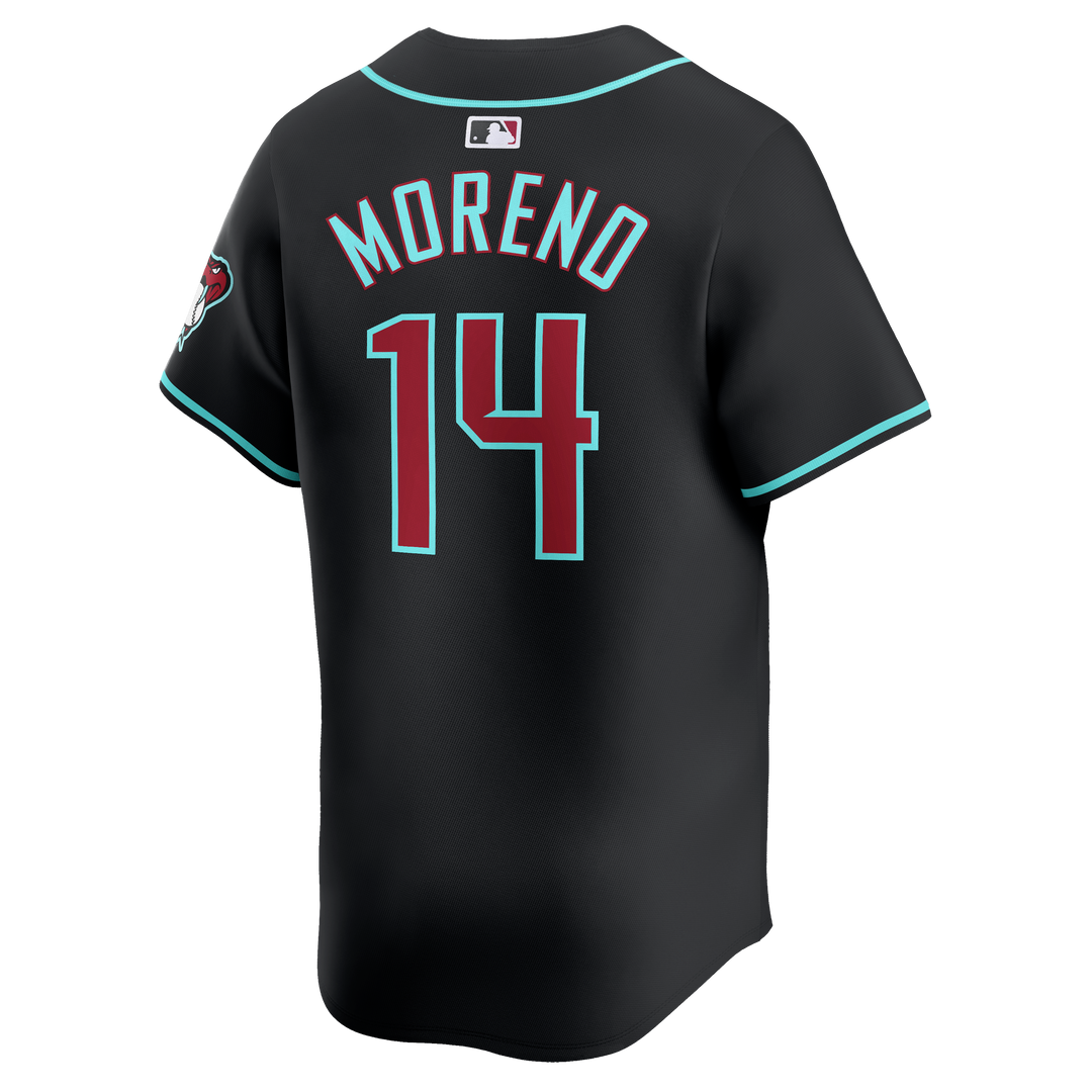 Arizona Diamondbacks Men’s Black Limited Moreno Jersey