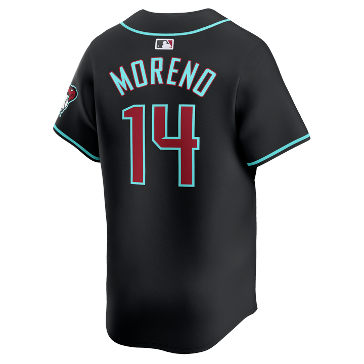 Arizona Diamondbacks Men’s Black Limited Moreno Jersey