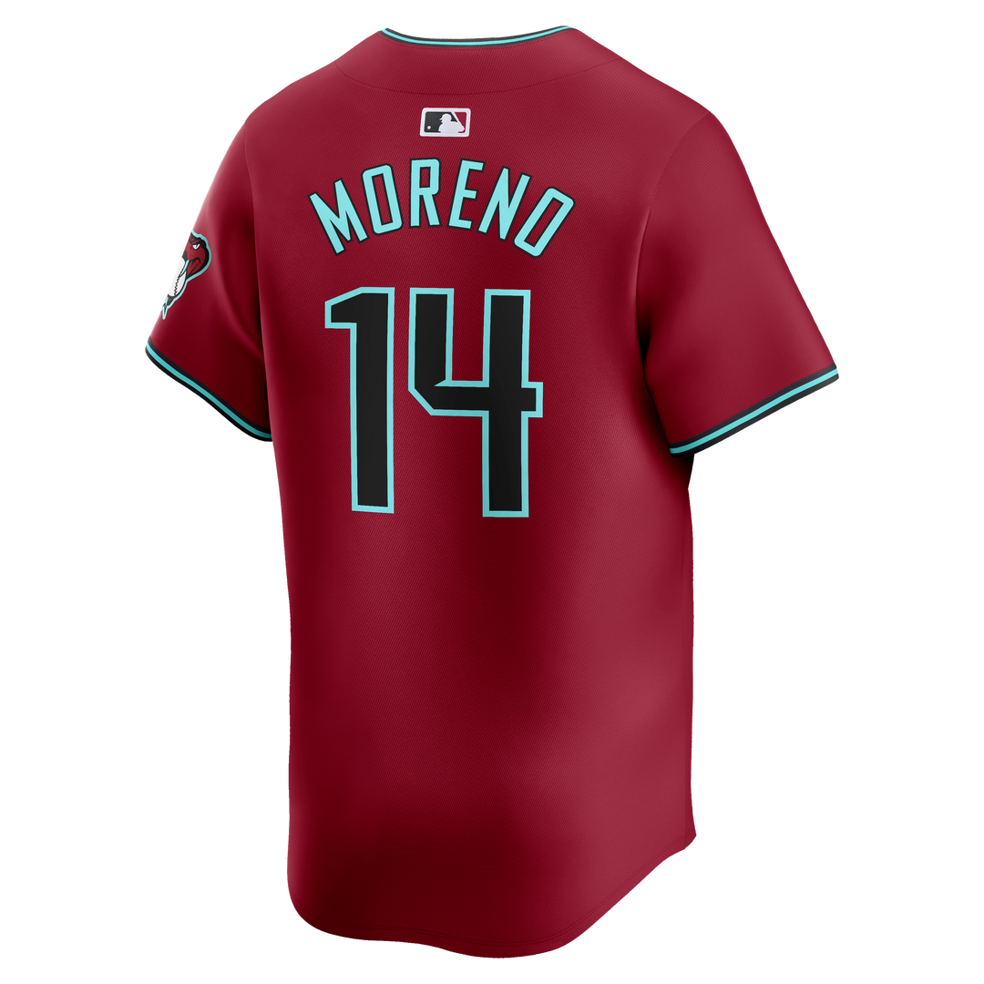 Arizona Diamondbacks Men’s Red Limited Moreno Jersey