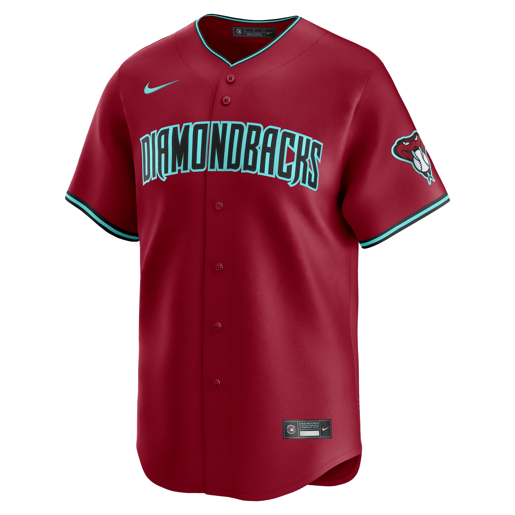 D Backs Rattler Arizona Diamondbacks Men's Red Limited Moreno Jersey - Rattle Republic