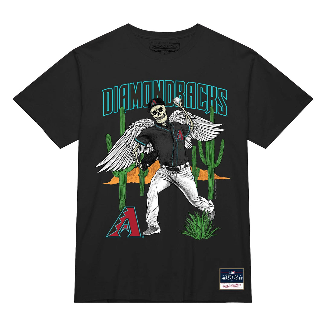 Arizona Diamondbacks Mitchell Ness Men's Skeleton Angel Tee