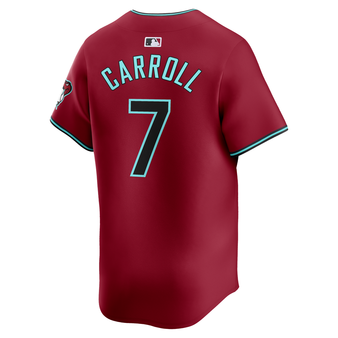 Arizona Diamondbacks Men’s Red Limited Carroll Jersey