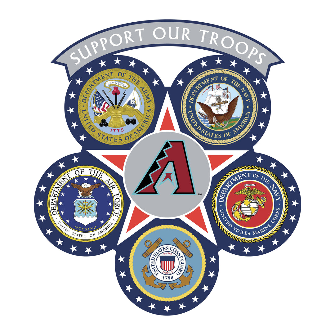 Arizona Diamondbacks Support Our Troops Pin - Pin