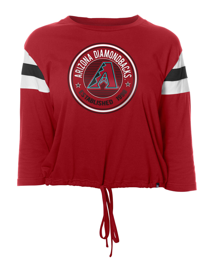 Arizona Diamondbacks Women’s New Era Crop Front Tie Tee