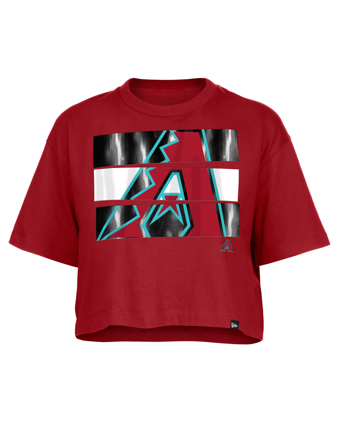 Arizona Diamondbacks Women’s New Era Foil Stacked Tee - Tee